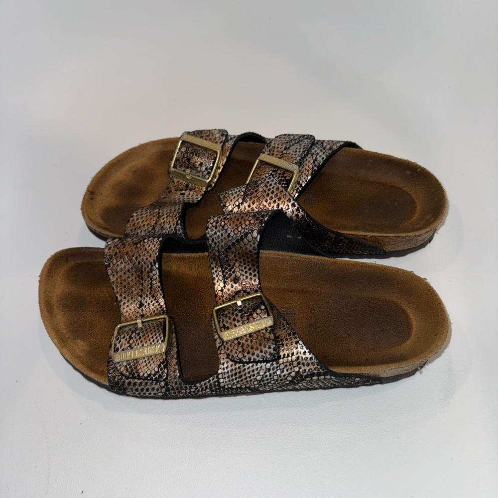 Birkenstock Brown Sandals with Classic Comfort Design